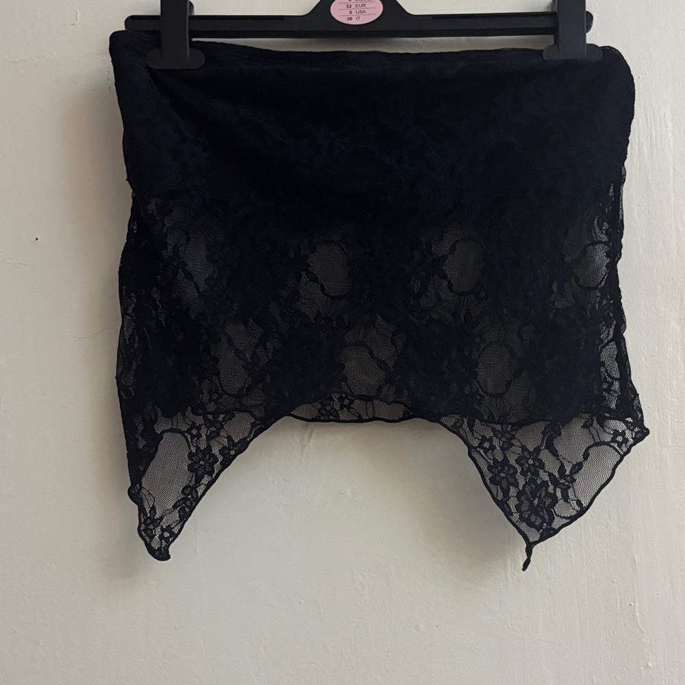 Black Lace tube top
